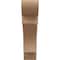 Ekena Millwork 7"W x 28"D x 28"H Thin New Brighton Rough Cedar Woodgrain TimberThane Corbel, Primed Tan CORUR07X28X28NEBRCPR - alternate 2